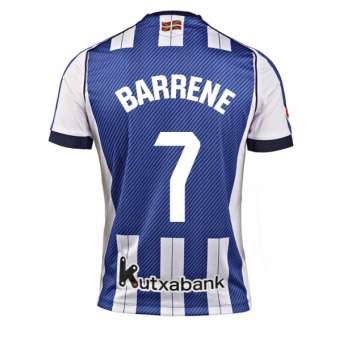Billige Fotballdrakt Real Sociedad Ander Barrenetxea #7 Replika Hjemmedrakt 2025-26 Kortermet